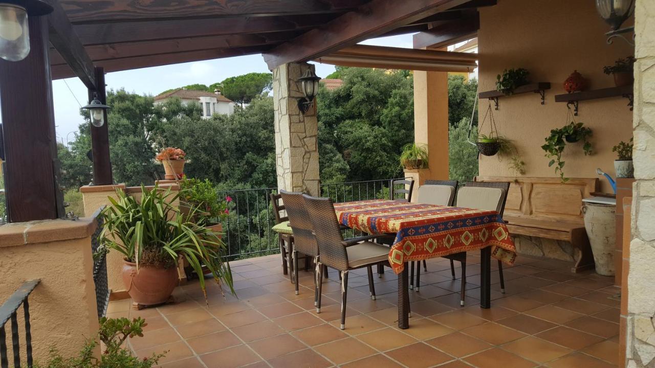 Casita Con Piscina Y Barbacoa Privada Villa Blanes Buitenkant foto