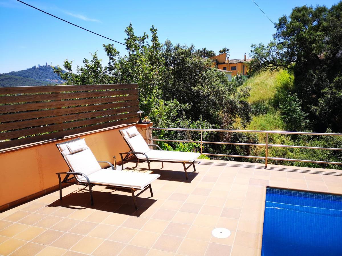 Casita Con Piscina Y Barbacoa Privada Villa Blanes Buitenkant foto